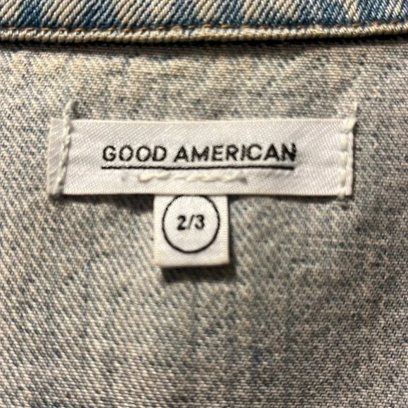 Good American Jean Jacket with Studded Detailing - Picture 3 of 5